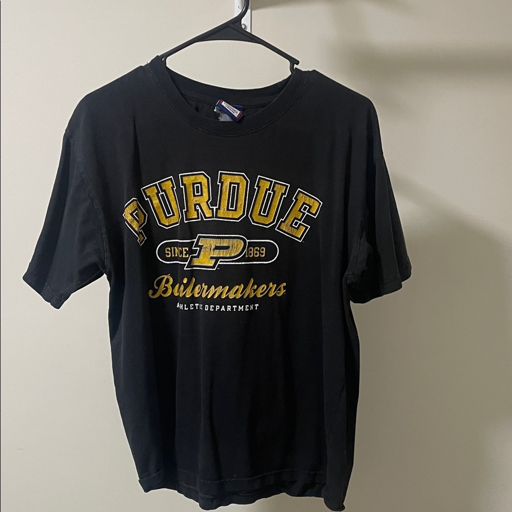 💗 4/$12 Purdue Boilermakers Black Tee